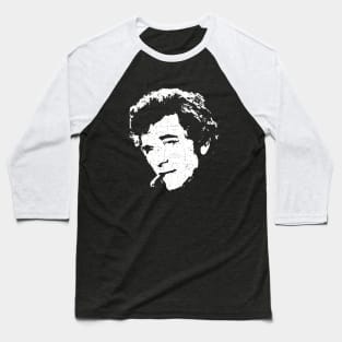 Columbo Smoking - Peter Falk Baseball T-Shirt